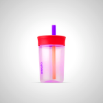 Owala 15oz Pink Tumbler - Spill-Resistant Stainless Steel Cup for Kids and Adults