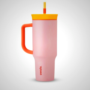Owala 40oz Pink Tumbler - Stay Hydrated with 2-in-1 Lid