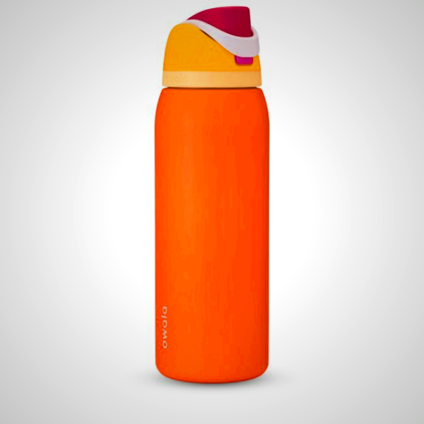 Orange Owala 40oz FreeSip Insulated Water Bottle - Leak-Proof with Built-In Straw