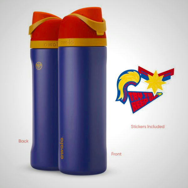 Blue Owala 24oz Marvel 24oz