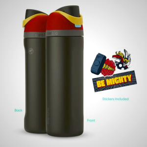 Owala 24oz Marvel Edition Black - Triple Insulated Water Bottle with FreeSip Straw