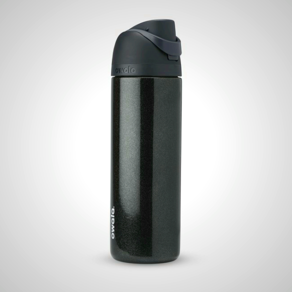 Owala 24oz Cosmic Black - Triple-Layer Insulated Water Bottle with FreeSip Straw